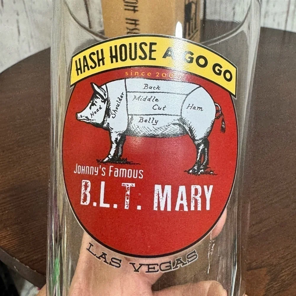HASH HOUSE A GO GO LAS VEGAS souvenir glass